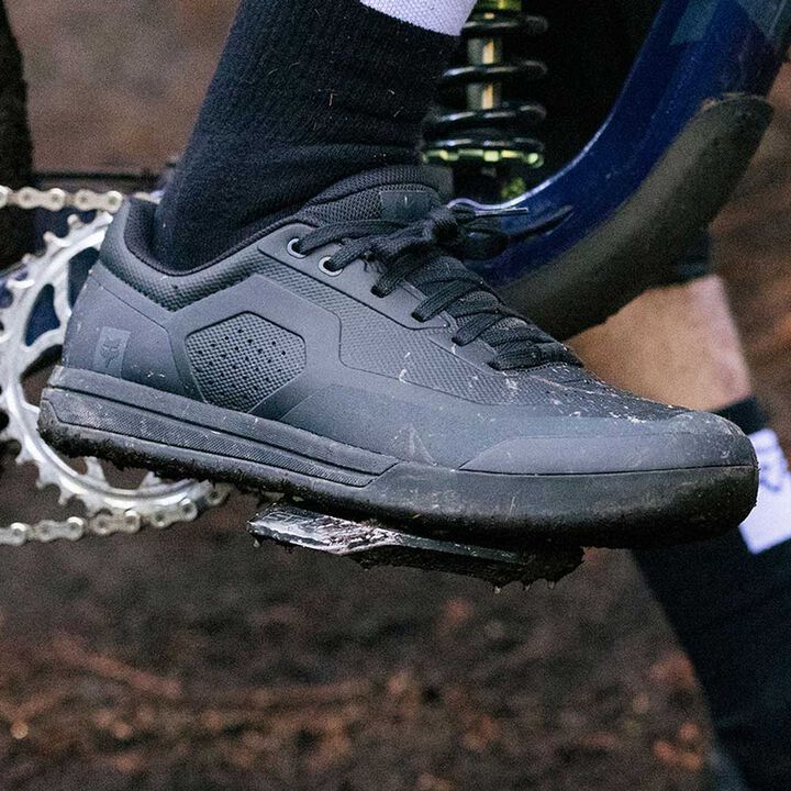 Close up of Union Flat shoe.