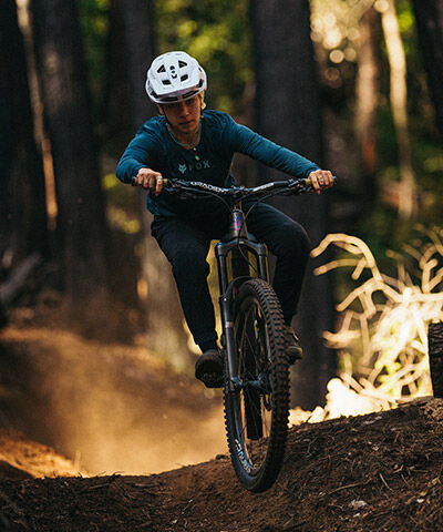 MTB rider in the air