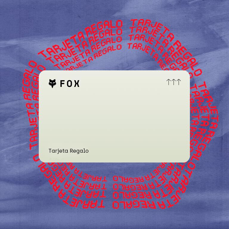 Fox Racing Gift Card with stylized text calling out Gift Cards