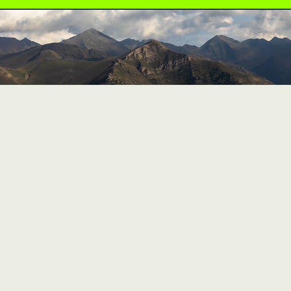 Generic image with inspirational image on top showing mountains and clouds, with a message under it stating extended returns.