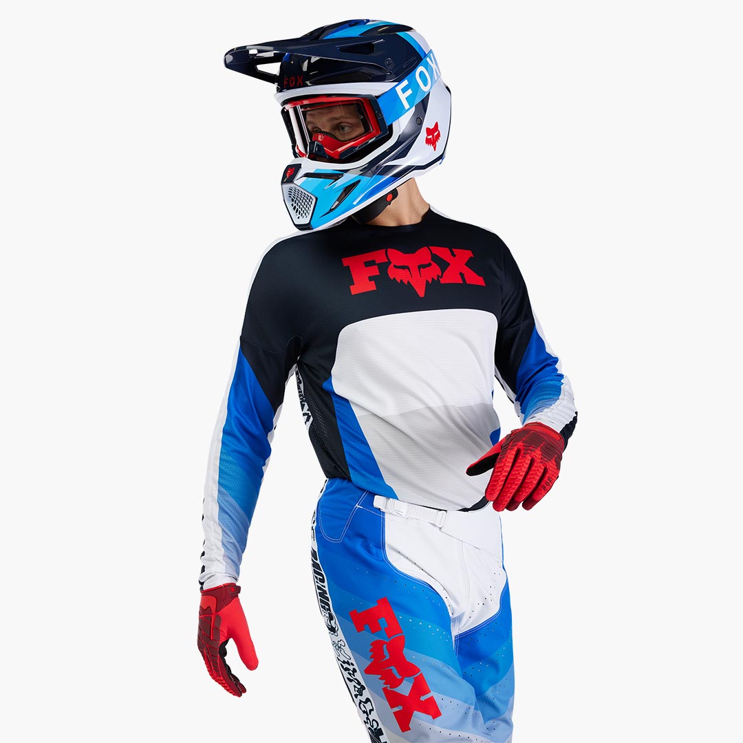 360 Fade — White/Blue